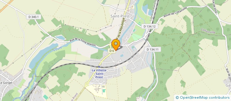 localisation de l'entreprise PAM à SAINT-PREST