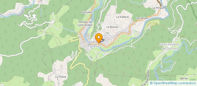localisation de l'entreprise PAM à LES OLLIERES-SUR-EYRIEUX