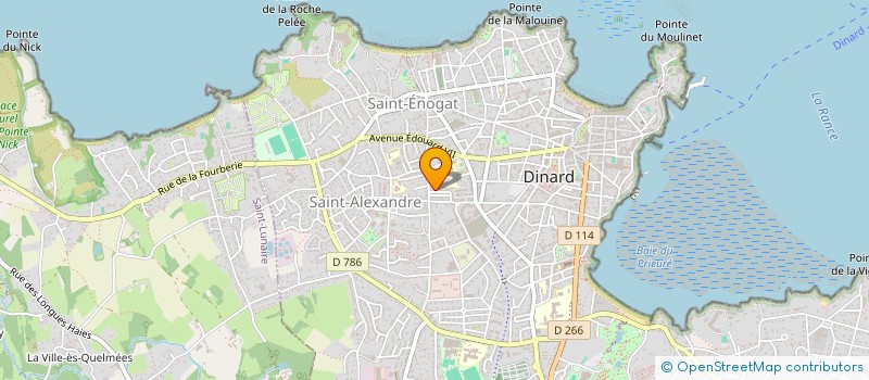 localisation de l'entreprise PAM à DINARD