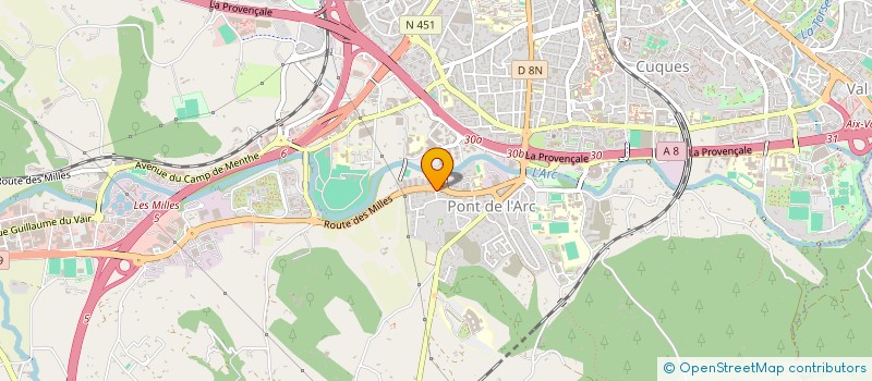 localisation de l'entreprise PAM à AIX-EN-PROVENCE