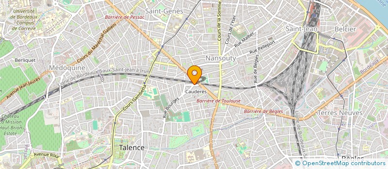 localisation de l'entreprise PAM  TALENCE