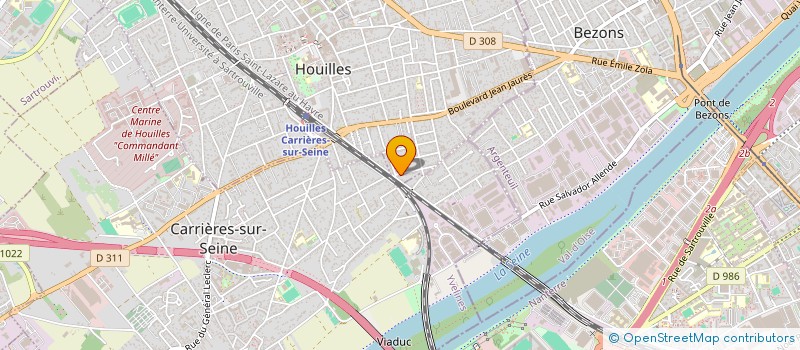 localisation de l'entreprise PAM  HOUILLES