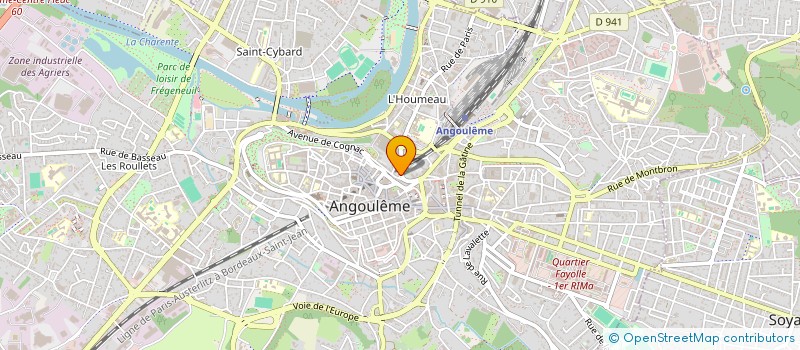 localisation de l'entreprise PAM à ANGOULEME