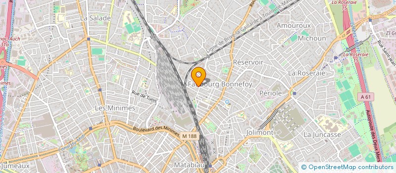 localisation de l'entreprise PAM'ART à TOULOUSE
