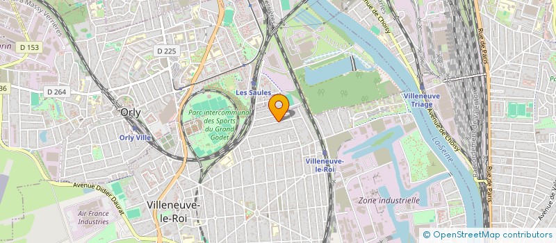 localisation de l'entreprise PAM BATIMENT à VILLENEUVE-LE-ROI