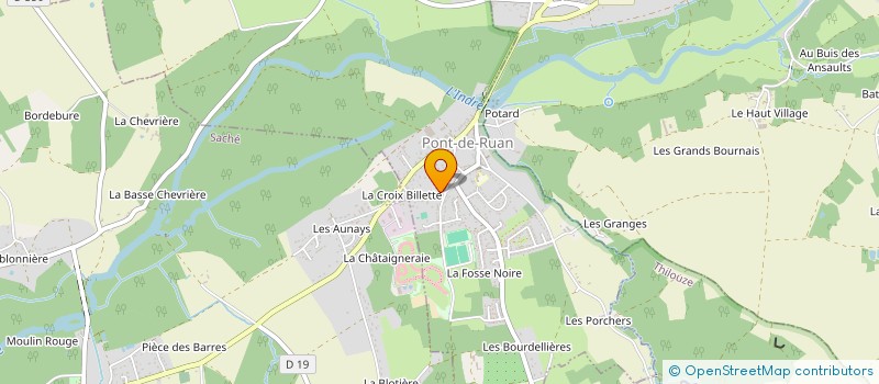 localisation de l'entreprise PAM COIFFURE  PONT-DE-RUAN