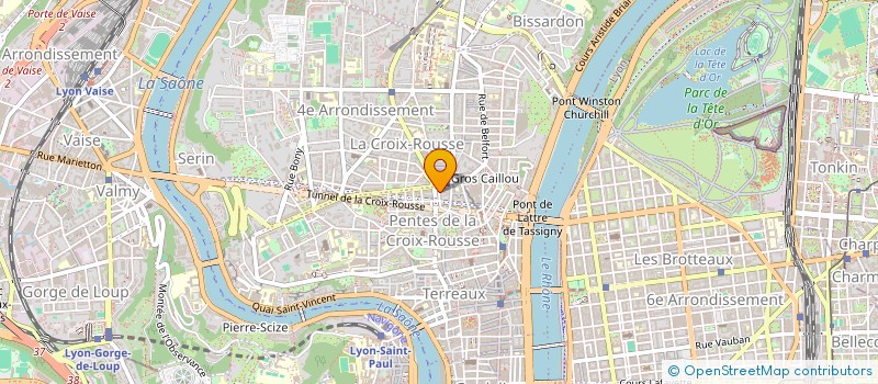 localisation de l'entreprise PAM IMMOBILIERE à LYON