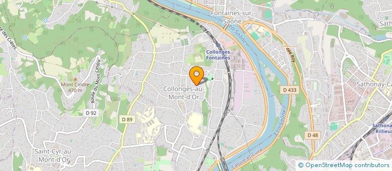 localisation de l'entreprise PAM INVEST  COLLONGES-AU-MONT-D'OR