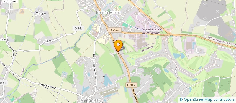 localisation de l'entreprise PAM INVEST  PONT-A-MARCQ