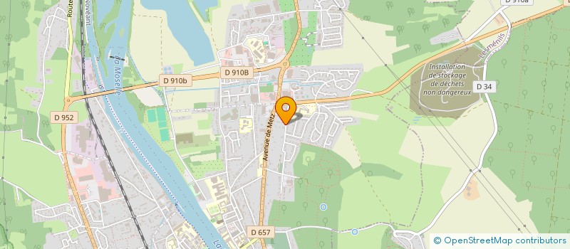 localisation de l'entreprise PAM PATRIMOINE  PONT-A-MOUSSON