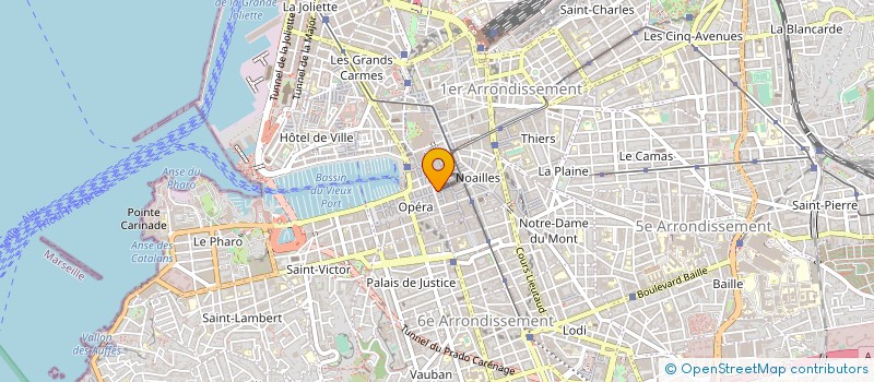 localisation de l'entreprise PAM - POLE DE COOPERATION DES ACTEURS DE LA FILIERE MUSICALE EN REGION PACA ET CORSE à MARSEILLE