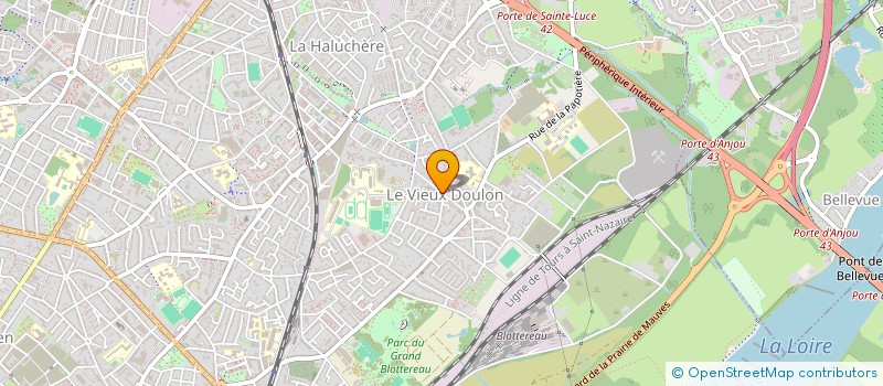 localisation de l'entreprise PAM & POLETTE  NANTES