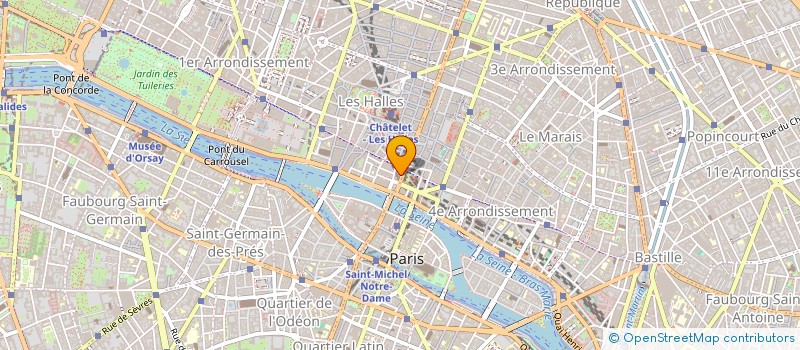localisation de l'entreprise PAM PROD à PARIS