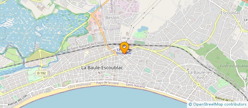localisation de l'entreprise PAM PRODUCTIONS  LA BAULE-ESCOUBLAC