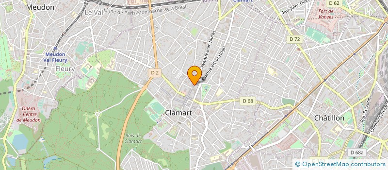 localisation de l'entreprise PAM'REF RESTAURATION à CLAMART