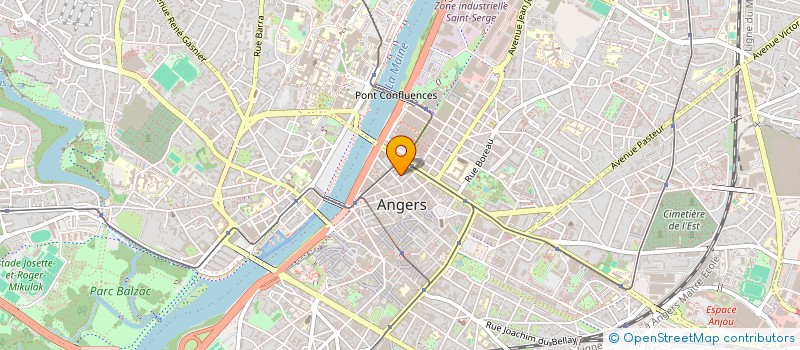 localisation de l'entreprise PAM SAS à ANGERS