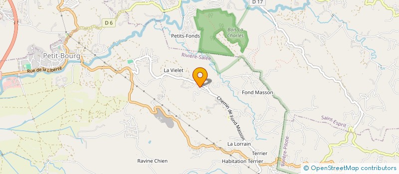 localisation de l'entreprise PAM SPORT 972  RIVIERE-SALEE