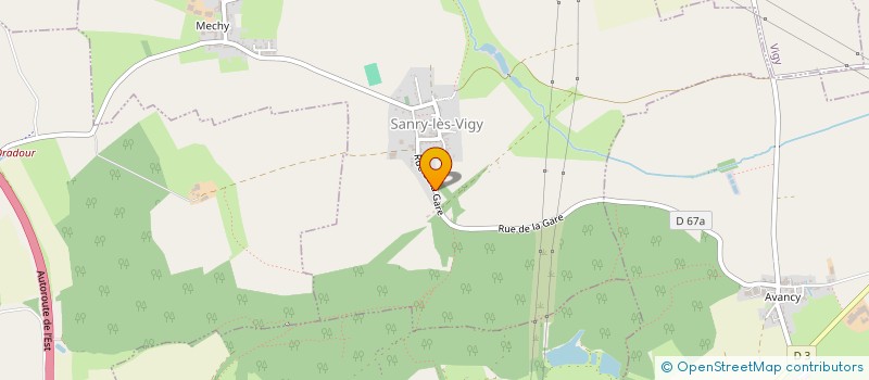 localisation de l'entreprise PAM TREVES  SANRY-LES-VIGY