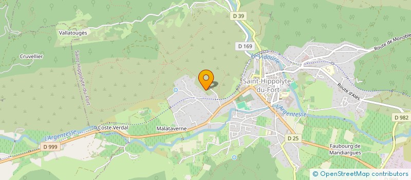localisation de l'entreprise PAM WINES  SAINT-HIPPOLYTE-DU-FORT
