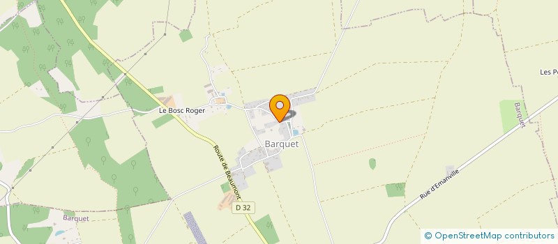 localisation de l'entreprise PAMA 27  BARQUET