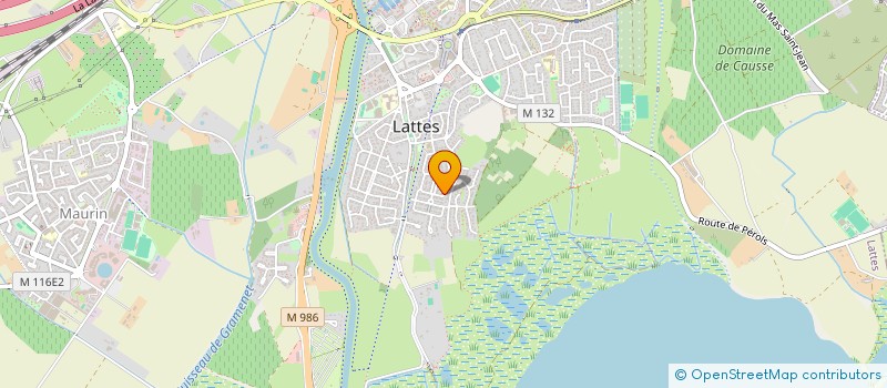 localisation de l'entreprise PAMA à LATTES