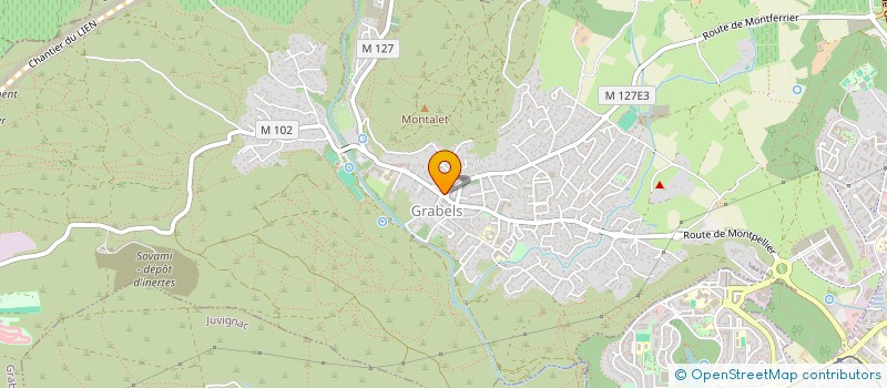 localisation de l'entreprise PAMA  GRABELS