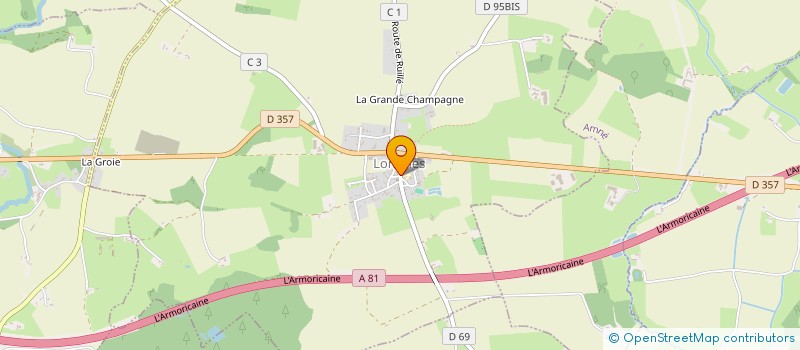 localisation de l'entreprise PAMA  LONGNES