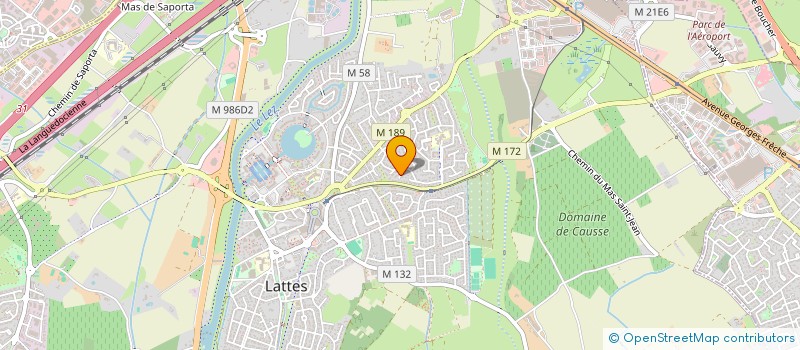 localisation de l'entreprise PAMA  LATTES