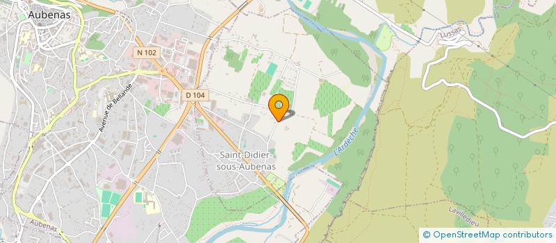 localisation de l'entreprise PAMA à SAINT-DIDIER-SOUS-AUBENAS