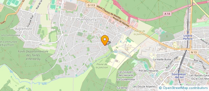 localisation de l'entreprise PAMACA78  CHAMBOURCY