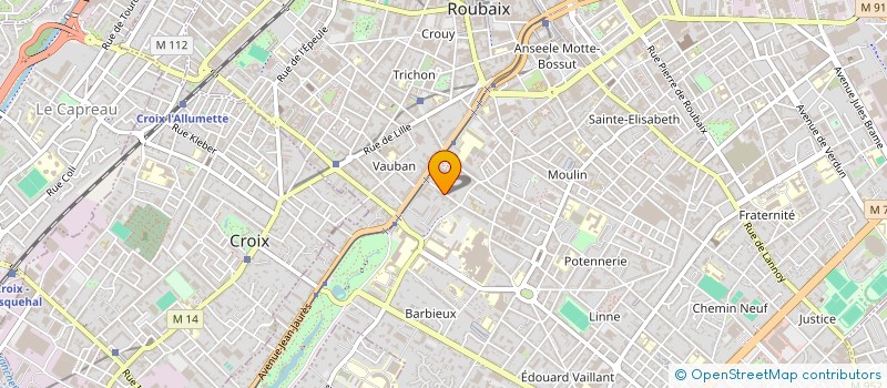 localisation de l'entreprise PAMACAPI  ROUBAIX