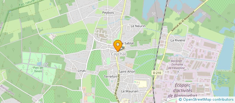 localisation de l'entreprise PAMACLE à BLANQUEFORT
