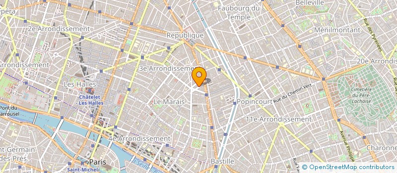 localisation de l'entreprise PAMACO à PARIS