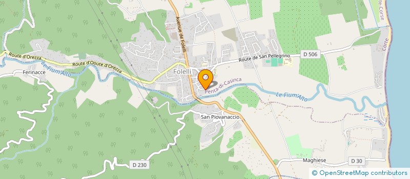 localisation de l'entreprise PAMAD à PENTA-DI-CASINCA