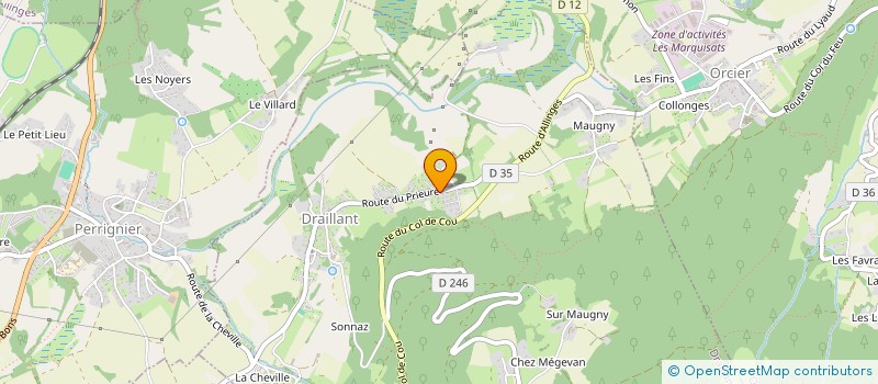 localisation de l'entreprise PAMAFA  DRAILLANT