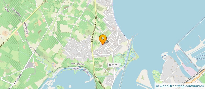 localisation de l'entreprise PAMAFLO à MARSEILLAN