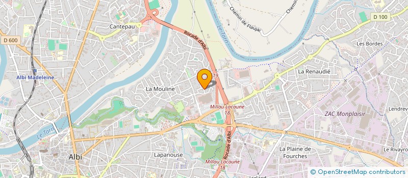 localisation de l'entreprise PAMAFRA à ALBI