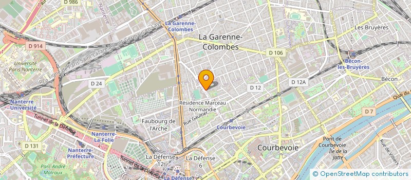 localisation de l'entreprise PAMAGALO SERVICES à COURBEVOIE