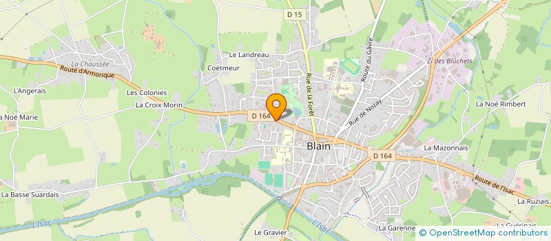 localisation de l'entreprise PAMAGE  BLAIN