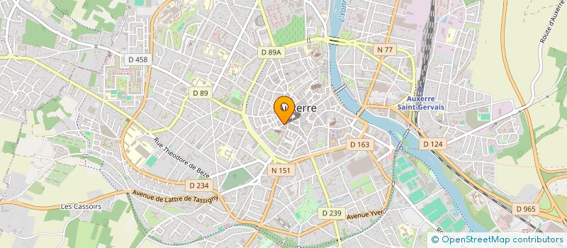 localisation de l'entreprise PAMAL  AUXERRE