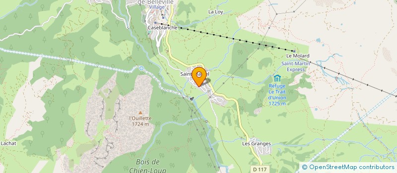 localisation de l'entreprise PAMAL  LES BELLEVILLE