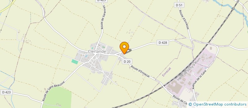 localisation de l'entreprise PAMAL  CLERLANDE