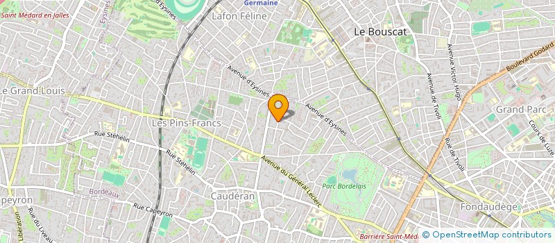 localisation de l'entreprise PAMAL II  BORDEAUX