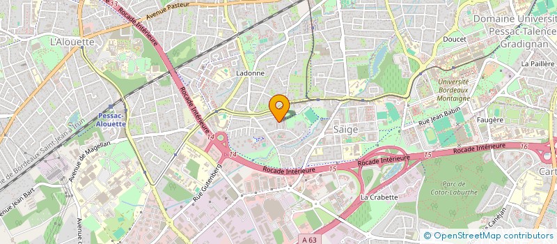 localisation de l'entreprise PAMALAU  PESSAC