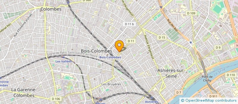 localisation de l'entreprise PAMALE à BOIS-COLOMBES