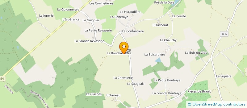 localisation de l'entreprise PAMALENERGIE  SAINT PATERNE RACAN