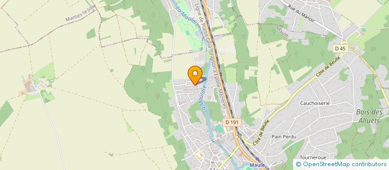 localisation de l'entreprise PAMALOGH  MAULE