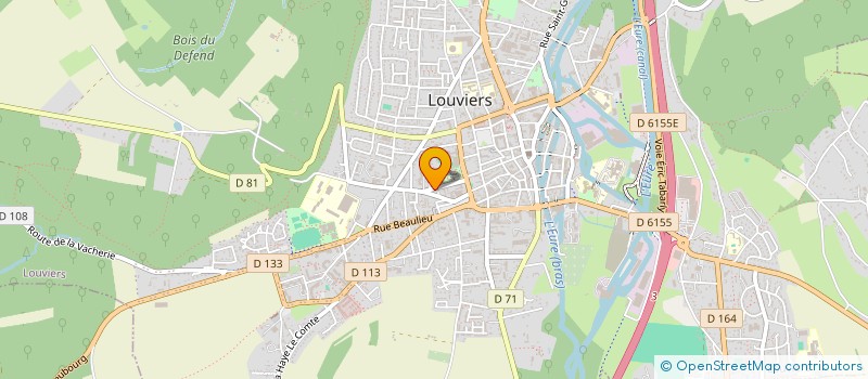 localisation de l'entreprise PAMAMARFRA à LOUVIERS