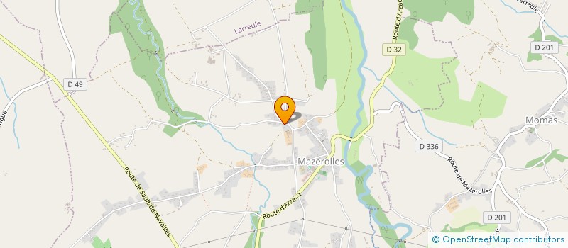 localisation de l'entreprise PAMAN à MAZEROLLES