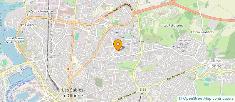 localisation de l'entreprise PAMANIELO à LES SABLES D'OLONNE